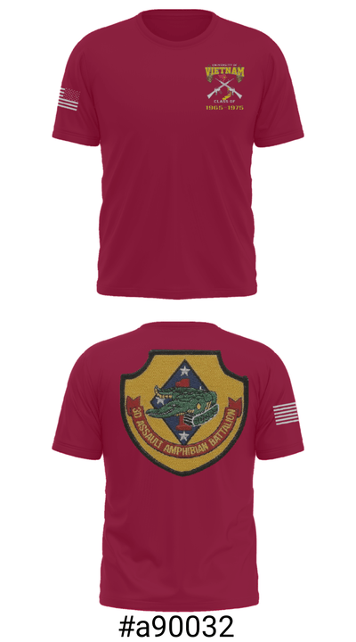 3rd AAV 1st Marines Div 71924881 Short Sleeve Performance Shirt - 31