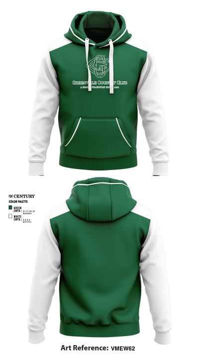 Greenville Country Club Pickleball 97084256 Hoodie - 1