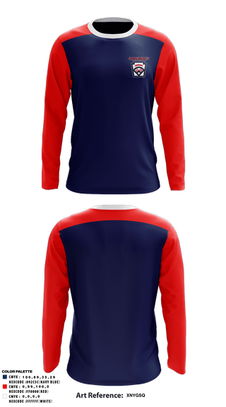 Long Sleeve Performance Shirt, Arizona District 6 Little League Baseball, Baseball, Teamtime, Team time, sublimation, custom sports apparel, team uniforms, spirit wear, spiritwear, sports uniforms, custom shirts, team store, custom team store, fundraiser sports, apparel fundraiser