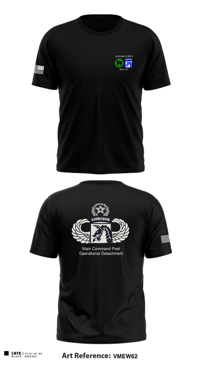 MCPOD-XVIII ABN CORPS 34488688 Short Sleeve Performance Shirt - 4