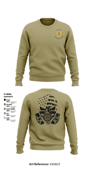 Crew Neck Sweatshirt, , Air Force, Teamtime, Team time, sublimation, custom sports apparel, team uniforms, spirit wear, spiritwear, sports uniforms, custom shirts, team store, custom team store, fundraiser sports, apparel fundraiser