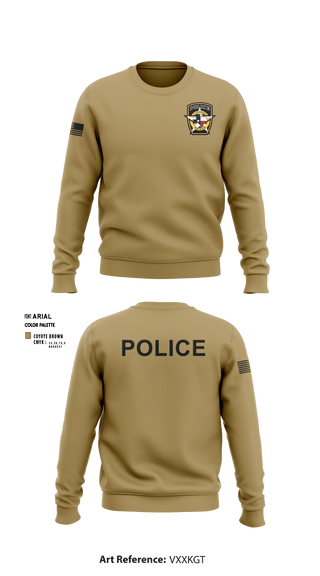 Crew Neck Sweatshirt, , Police, Teamtime, Team time, sublimation, custom sports apparel, team uniforms, spirit wear, spiritwear, sports uniforms, custom shirts, team store, custom team store, fundraiser sports, apparel fundraiser