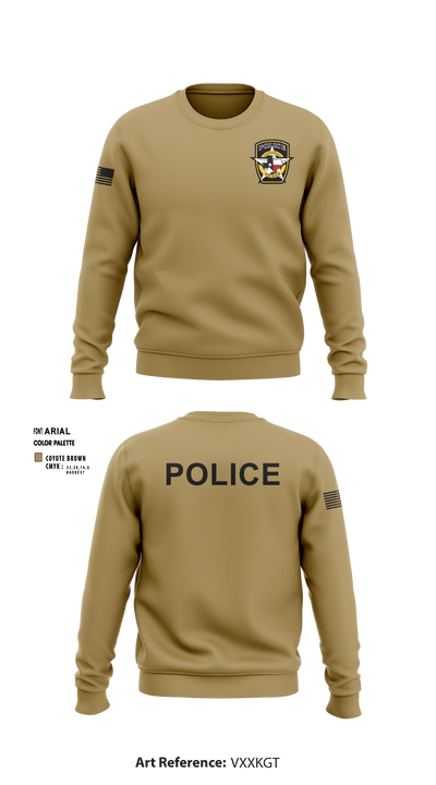 Jacksboro Police Department 19640406 Crew Neck Sweatshirt - 2
