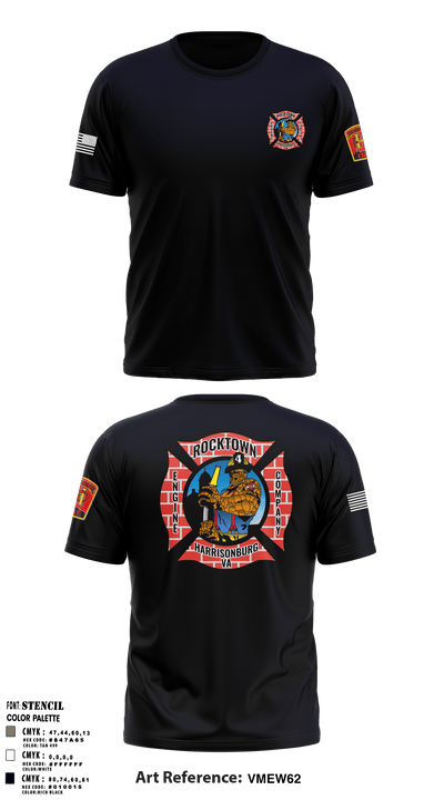 Engine Company 4 55189578 Short Sleeve Performance Shirt - 3