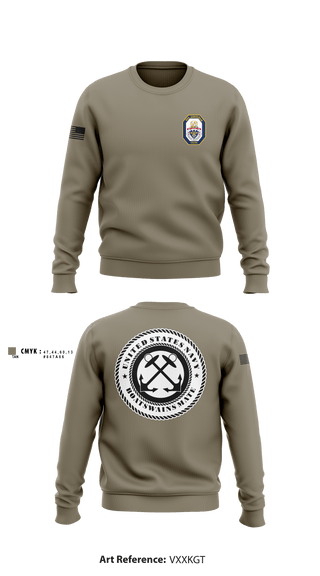 Crew Neck Sweatshirt, Boatswains mate, Navy, Teamtime, Team time, sublimation, custom sports apparel, team uniforms, spirit wear, spiritwear, sports uniforms, custom shirts, team store, custom team store, fundraiser sports, apparel fundraiser