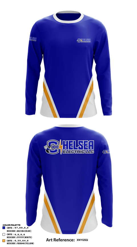 Long Sleeve Performance Shirt, Chelsea Electric LLC, , Teamtime, Team time, sublimation, custom sports apparel, team uniforms, spirit wear, spiritwear, sports uniforms, custom shirts, team store, custom team store, fundraiser sports, apparel fundraiser