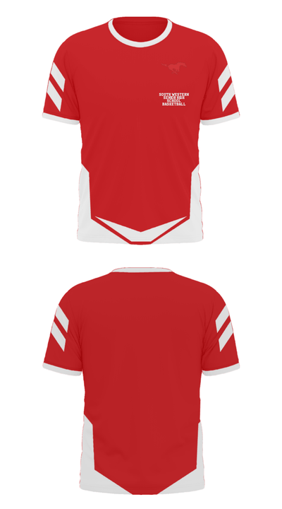 South Western Senior High School Basketball 87803106 Short Sleeve Performance Polo - 37