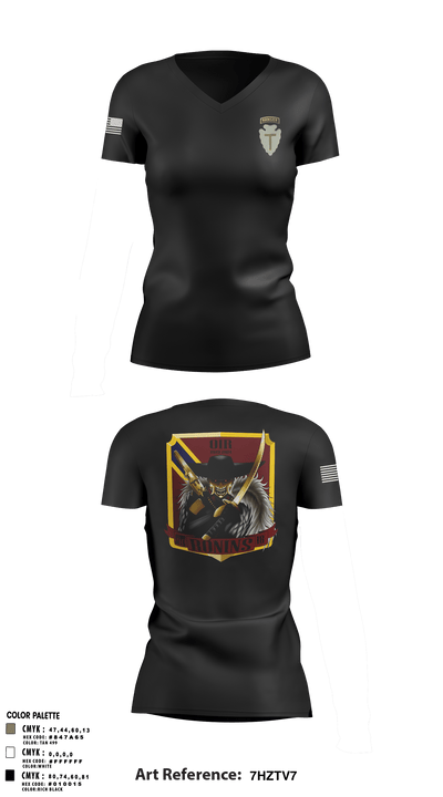 3-133 FA 70362303 Women's Short Sleeve V-neck Shirt - 3
