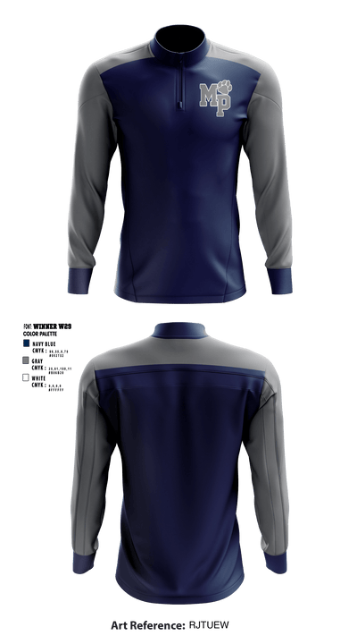 Moss Point Athletics 65498589 Quarter Zip Jacket - 3