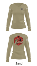 A Co. 2-211th GSAB 21328090 Women's Long Sleeve V-neck Shirt - 42