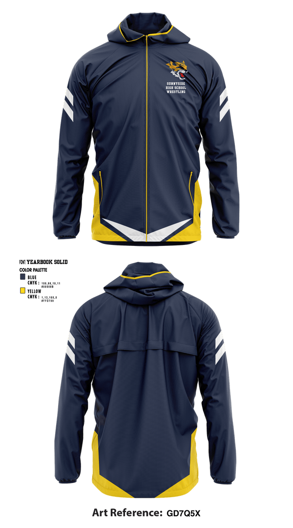 Windbreaker, Sunnyside High School Wrestling, Wrestling, Teamtime, Team time, sublimation, custom sports apparel, team uniforms, spirit wear, spiritwear, sports uniforms, custom shirts, team store, custom team store, fundraiser sports, apparel fundraiser