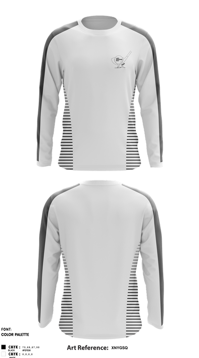Moberly High School Golf 32711147 Long Sleeve Performance Shirt - 2