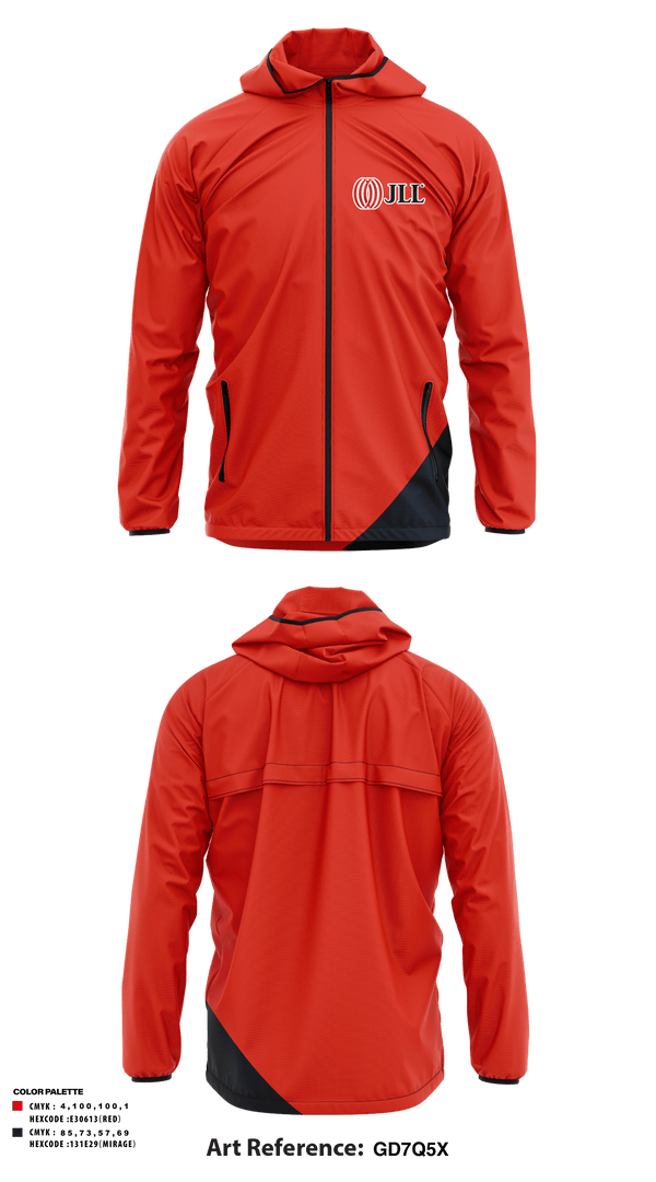 Windbreaker, JLL Columbus Pelotonia, , Teamtime, Team time, sublimation, custom sports apparel, team uniforms, spirit wear, spiritwear, sports uniforms, custom shirts, team store, custom team store, fundraiser sports, apparel fundraiser