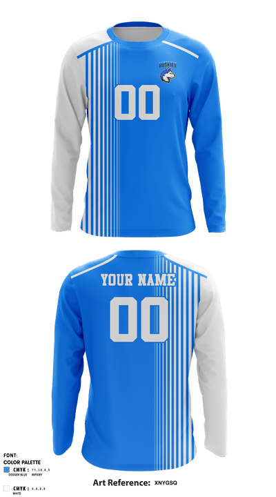 Florence High School Volleyball 47993172 Long Sleeve Performance Shirt - 2