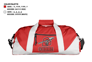Duffle Bag, Cobre High School, Spirit Store, Teamtime, Team time, sublimation, custom sports apparel, team uniforms, spirit wear, spiritwear, sports uniforms, custom shirts, team store, custom team store, fundraiser sports, apparel fundraiser
