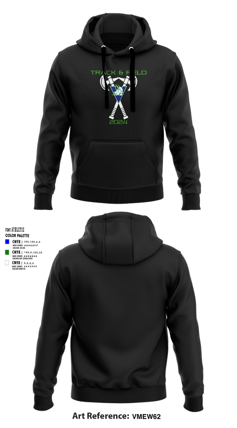 Hoodie, Vanguard College Preparatory School Track and Field, Track & Field, Teamtime, Team time, sublimation, custom sports apparel, team uniforms, spirit wear, spiritwear, sports uniforms, custom shirts, team store, custom team store, fundraiser sports, apparel fundraiser