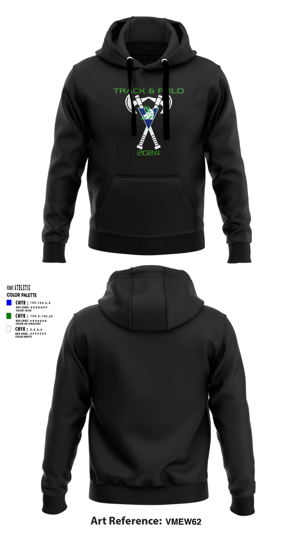 Hoodie, Vanguard College Preparatory School Track and Field, Track & Field, Teamtime, Team time, sublimation, custom sports apparel, team uniforms, spirit wear, spiritwear, sports uniforms, custom shirts, team store, custom team store, fundraiser sports, apparel fundraiser