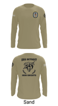 USS Detroit 43379409 Long Sleeve Performance Shirt - 18