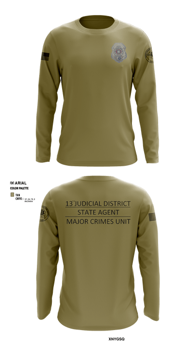 District 13 TF 92193766 Long Sleeve Performance Shirt - 2