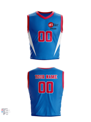 Mens Basketball Jersey, D1Naz Upward Basketball And Cheerleading, Men's Basketball, Teamtime, Team time, sublimation, custom sports apparel, team uniforms, spirit wear, spiritwear, sports uniforms, custom shirts, team store, custom team store, fundraiser sports, apparel fundraiser