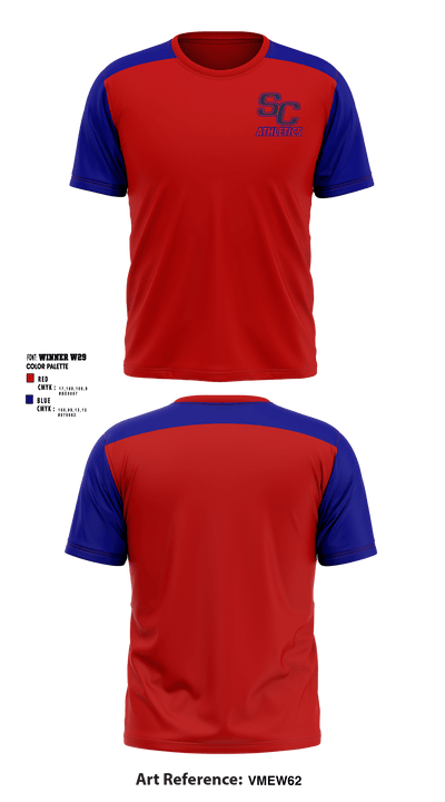 South Central High School Cheer 2672951 Short Sleeve Performance Shirt - 1