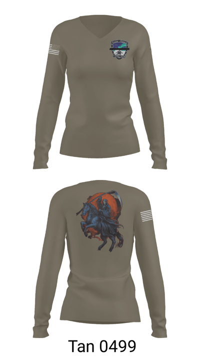 Shadow 86289711 Women's Long Sleeve V-neck Shirt - 41