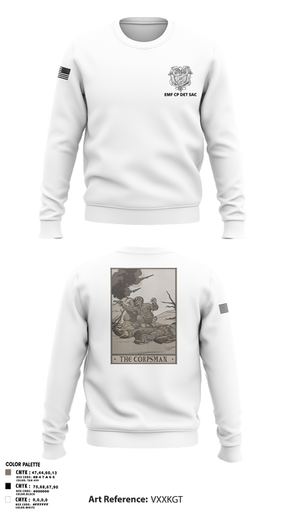 EMF CP DET SAC 86149634 Crew Neck Sweatshirt - 2