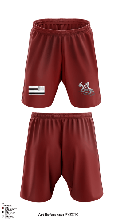 MF CONSTRUCTION LLC 97041340 Athletic Shorts With Pockets - 1