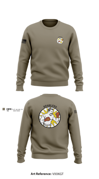 Crew Neck Sweatshirt, , Army, Teamtime, Team time, sublimation, custom sports apparel, team uniforms, spirit wear, spiritwear, sports uniforms, custom shirts, team store, custom team store, fundraiser sports, apparel fundraiser