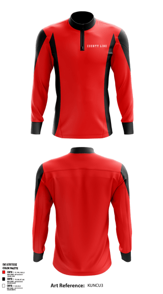 Quarter Zip Jacket, County Line High School, Spirit Store, Teamtime, Team time, sublimation, custom sports apparel, team uniforms, spirit wear, spiritwear, sports uniforms, custom shirts, team store, custom team store, fundraiser sports, apparel fundraiser