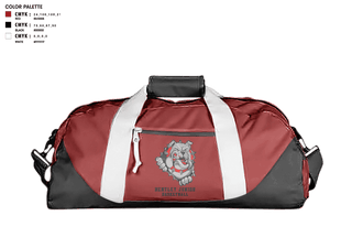 Duffle Bag, Bentley Junior High School Basketball, Men's Basketball, Teamtime, Team time, sublimation, custom sports apparel, team uniforms, spirit wear, spiritwear, sports uniforms, custom shirts, team store, custom team store, fundraiser sports, apparel fundraiser