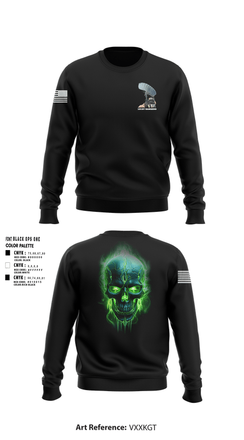 Crew Neck Sweatshirt, 101st Rangers, Army, Teamtime, Team time, sublimation, custom sports apparel, team uniforms, spirit wear, spiritwear, sports uniforms, custom shirts, team store, custom team store, fundraiser sports, apparel fundraiser
