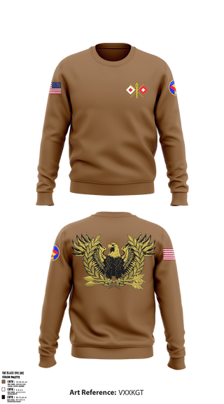 Crew Neck Sweatshirt, , National Guard, Teamtime, Team time, sublimation, custom sports apparel, team uniforms, spirit wear, spiritwear, sports uniforms, custom shirts, team store, custom team store, fundraiser sports, apparel fundraiser