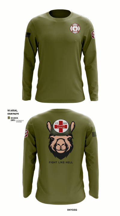 Alpha Company, WBAMC 94187438 Long Sleeve Performance Shirt - 2