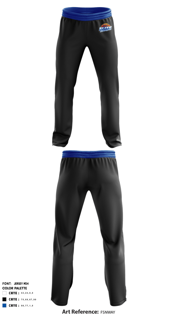 Sweatpants, Elite Mixtapes, Men's Basketball, Teamtime, Team time, sublimation, custom sports apparel, team uniforms, spirit wear, spiritwear, sports uniforms, custom shirts, team store, custom team store, fundraiser sports, apparel fundraiser