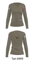 142 FA BDE Warrants 90151775 Women's Long Sleeve V-neck Shirt - 41