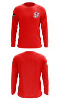 Santiam Christian School Wrestling 60304138 Long Sleeve Performance Shirt - 7