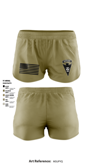 Ranger Panties, , Army, Teamtime, Team time, sublimation, custom sports apparel, team uniforms, spirit wear, spiritwear, sports uniforms, custom shirts, team store, custom team store, fundraiser sports, apparel fundraiser