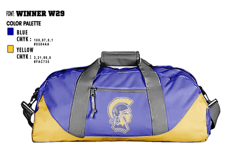 Duffle Bag, North County Middle School Volleyball, Women's Volleyball, Teamtime, Team time, sublimation, custom sports apparel, team uniforms, spirit wear, spiritwear, sports uniforms, custom shirts, team store, custom team store, fundraiser sports, apparel fundraiser