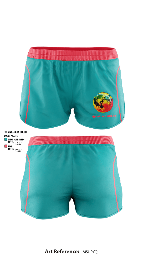 Women's Shorts, Water For Crowns, , Teamtime, Team time, sublimation, custom sports apparel, team uniforms, spirit wear, spiritwear, sports uniforms, custom shirts, team store, custom team store, fundraiser sports, apparel fundraiser