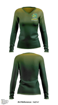 Bobcat Tennis 97138819 Women's Long Sleeve V-neck Shirt - 3