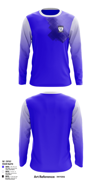 Rolling Hills Elementary School 71117960 Long Sleeve Performance Shirt - 1