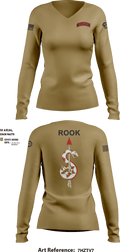 Rook 25414745 Women's Long Sleeve V-neck Shirt - 3
