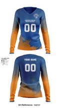 Providence Christian College Volleyball 93671095 Long Sleeve Performance Shirt - 1