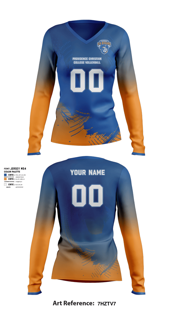 Long Sleeve Performance Shirt, Providence Christian College Volleyball, Women's Volleyball, Teamtime, Team time, sublimation, custom sports apparel, team uniforms, spirit wear, spiritwear, sports uniforms, custom shirts, team store, custom team store, fundraiser sports, apparel fundraiser