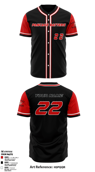 Full Button Baseball Jersey, Pancake Batters, Baseball, Teamtime, Team time, sublimation, custom sports apparel, team uniforms, spirit wear, spiritwear, sports uniforms, custom shirts, team store, custom team store, fundraiser sports, apparel fundraiser