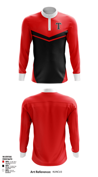 Quarter Zip Jacket, Turner Middle School, Spirit Store, Teamtime, Team time, sublimation, custom sports apparel, team uniforms, spirit wear, spiritwear, sports uniforms, custom shirts, team store, custom team store, fundraiser sports, apparel fundraiser