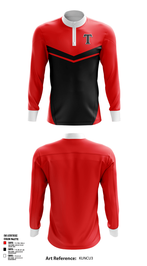 Quarter Zip Jacket, Turner Middle School, Spirit Store, Teamtime, Team time, sublimation, custom sports apparel, team uniforms, spirit wear, spiritwear, sports uniforms, custom shirts, team store, custom team store, fundraiser sports, apparel fundraiser