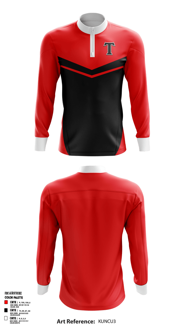 Quarter Zip Jacket, Turner Middle School, Spirit Store, Teamtime, Team time, sublimation, custom sports apparel, team uniforms, spirit wear, spiritwear, sports uniforms, custom shirts, team store, custom team store, fundraiser sports, apparel fundraiser
