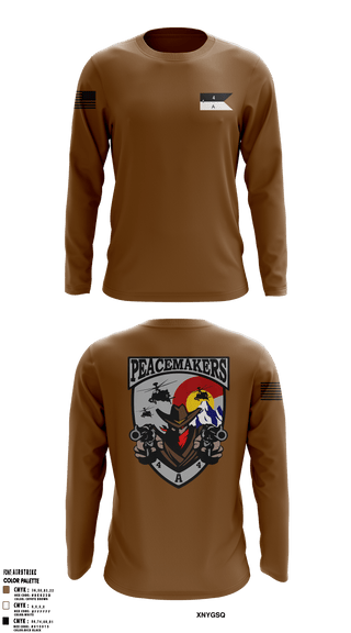 Long Sleeve Performance Shirt, , Army, Teamtime, Team time, sublimation, custom sports apparel, team uniforms, spirit wear, spiritwear, sports uniforms, custom shirts, team store, custom team store, fundraiser sports, apparel fundraiser